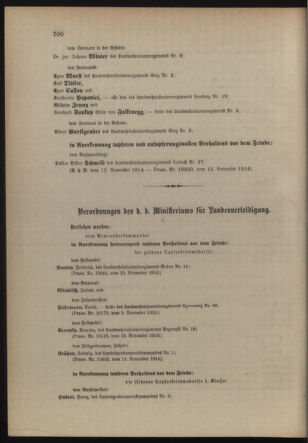 Verordnungsblatt für die Kaiserlich-Königliche Landwehr 19141118 Seite: 8