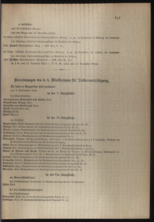 Verordnungsblatt für die Kaiserlich-Königliche Landwehr 19141121 Seite: 19