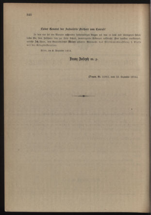 Verordnungsblatt für die Kaiserlich-Königliche Landwehr 19141212 Seite: 20