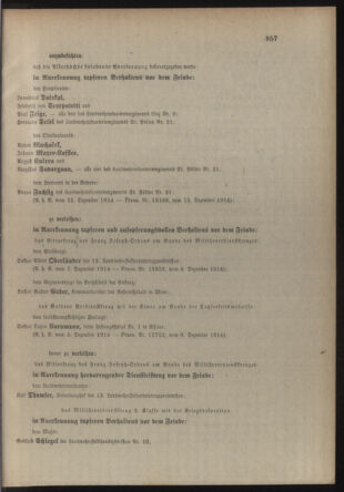 Verordnungsblatt für die Kaiserlich-Königliche Landwehr 19141216 Seite: 11