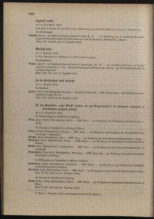 Verordnungsblatt für die Kaiserlich-Königliche Landwehr 19141219 Seite: 30