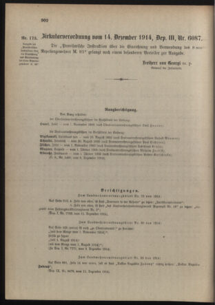 Verordnungsblatt für die Kaiserlich-Königliche Landwehr 19141219 Seite: 34