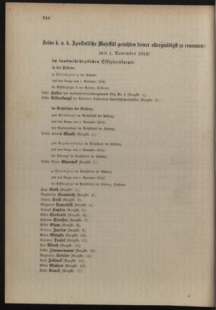 Verordnungsblatt für die Kaiserlich-Königliche Landwehr 19141219 Seite: 76