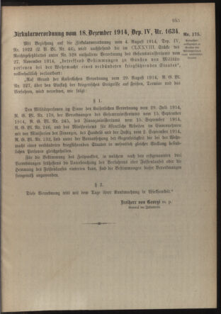 Verordnungsblatt für die Kaiserlich-Königliche Landwehr 19141224 Seite: 7