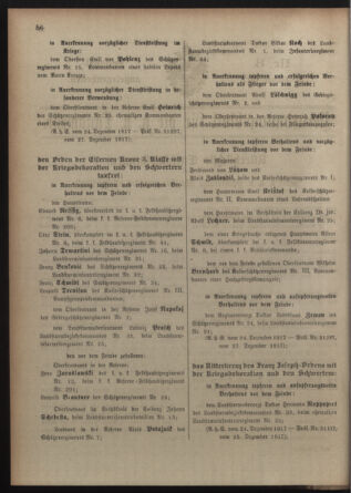 Verordnungsblatt für die Kaiserlich-Königliche Landwehr 19180109 Seite: 2