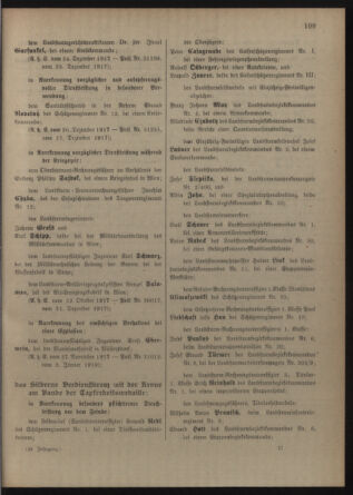 Verordnungsblatt für die Kaiserlich-Königliche Landwehr 19180112 Seite: 17