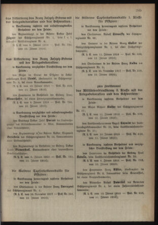 Verordnungsblatt für die Kaiserlich-Königliche Landwehr 19180126 Seite: 3