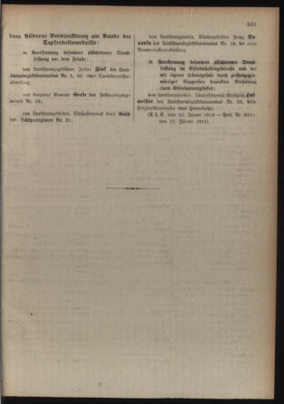 Verordnungsblatt für die Kaiserlich-Königliche Landwehr 19180216 Seite: 11