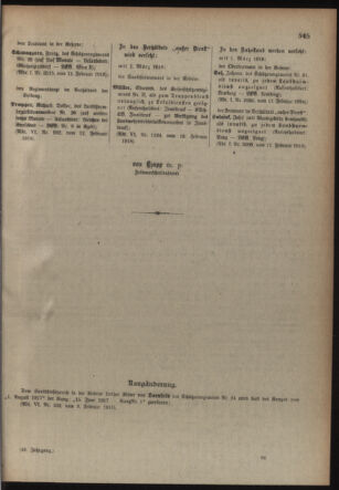 Verordnungsblatt für die Kaiserlich-Königliche Landwehr 19180216 Seite: 25