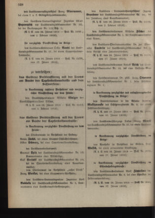 Verordnungsblatt für die Kaiserlich-Königliche Landwehr 19180216 Seite: 8