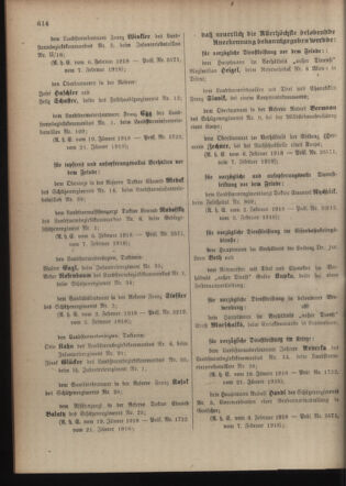 Verordnungsblatt für die Kaiserlich-Königliche Landwehr 19180223 Seite: 4