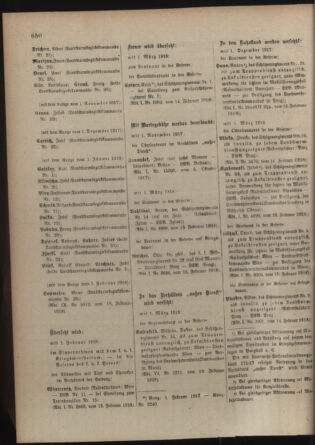 Verordnungsblatt für die Kaiserlich-Königliche Landwehr 19180223 Seite: 40