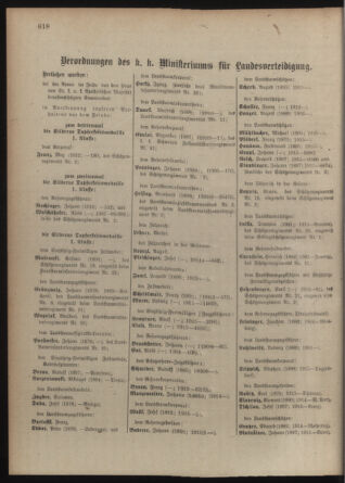 Verordnungsblatt für die Kaiserlich-Königliche Landwehr 19180223 Seite: 8