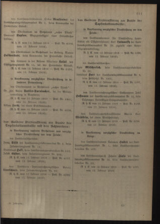 Verordnungsblatt für die Kaiserlich-Königliche Landwehr 19180306 Seite: 9