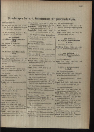 Verordnungsblatt für die Kaiserlich-Königliche Landwehr 19180309 Seite: 5