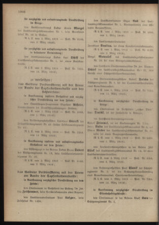 Verordnungsblatt für die Kaiserlich-Königliche Landwehr 19180323 Seite: 6