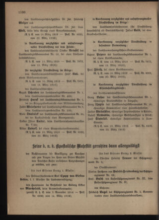 Verordnungsblatt für die Kaiserlich-Königliche Landwehr 19180406 Seite: 10