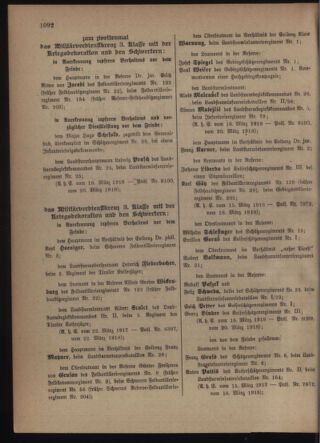 Verordnungsblatt für die Kaiserlich-Königliche Landwehr 19180406 Seite: 2