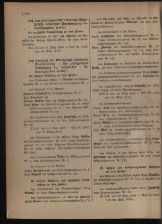 Verordnungsblatt für die Kaiserlich-Königliche Landwehr 19180406 Seite: 4