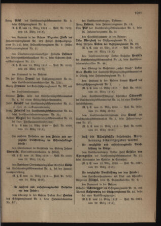 Verordnungsblatt für die Kaiserlich-Königliche Landwehr 19180406 Seite: 7