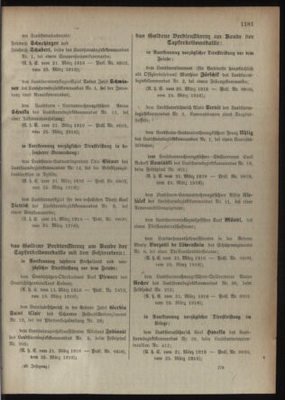 Verordnungsblatt für die Kaiserlich-Königliche Landwehr 19180410 Seite: 9