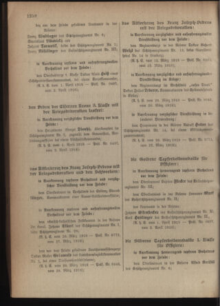 Verordnungsblatt für die Kaiserlich-Königliche Landwehr 19180417 Seite: 2