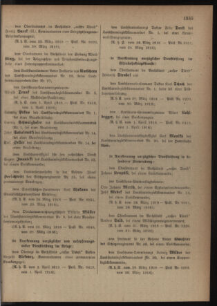 Verordnungsblatt für die Kaiserlich-Königliche Landwehr 19180420 Seite: 11