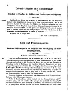 Verordnungsblatt für den Dienstbereich des K.K. Finanzministeriums für die im Reichsrate Vertretenen Königreiche und Länder 18640822 Seite: 2