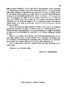 Verordnungsblatt für den Dienstbereich des K.K. Finanzministeriums für die im Reichsrate Vertretenen Königreiche und Länder 18641112 Seite: 3