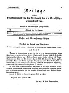 Verordnungsblatt für den Dienstbereich des K.K. Finanzministeriums für die im Reichsrate Vertretenen Königreiche und Länder