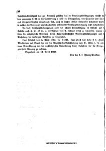 Verordnungsblatt für den Dienstbereich des K.K. Finanzministeriums für die im Reichsrate Vertretenen Königreiche und Länder 18670419 Seite: 2