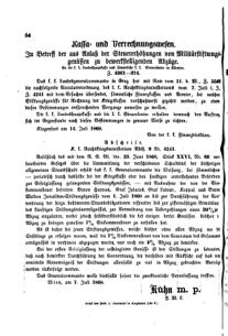 Verordnungsblatt für den Dienstbereich des K.K. Finanzministeriums für die im Reichsrate Vertretenen Königreiche und Länder 18680721 Seite: 4