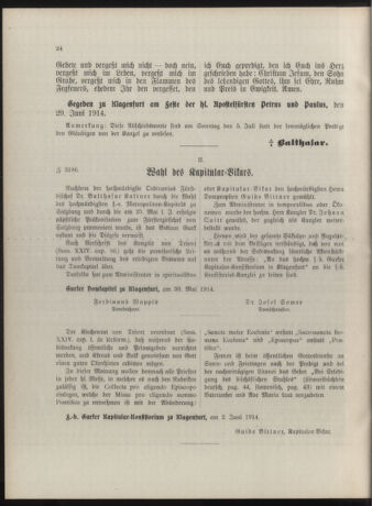 Kirchliches Verordnungsblatt für die Diözese Gurk 19140629 Seite: 4