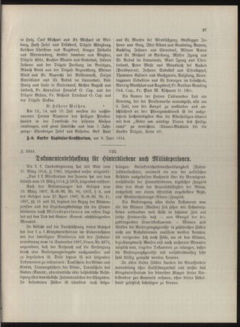 Kirchliches Verordnungsblatt für die Diözese Gurk 19140629 Seite: 7