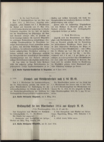 Kirchliches Verordnungsblatt für die Diözese Gurk 19140629 Seite: 9