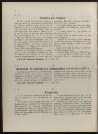 Kirchliches Verordnungsblatt für die Diözese Gurk 19150315 Seite: 2