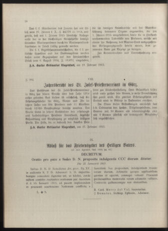 Kirchliches Verordnungsblatt für die Diözese Gurk 19150315 Seite: 4