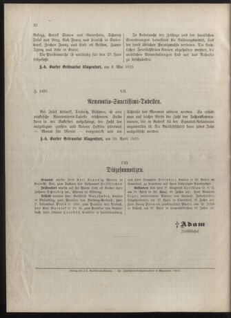 Kirchliches Verordnungsblatt für die Diözese Gurk 19150520 Seite: 4