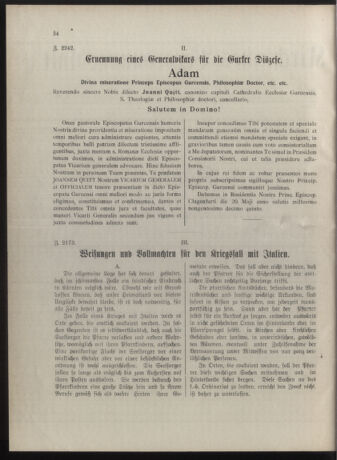 Kirchliches Verordnungsblatt für die Diözese Gurk 19150615 Seite: 2