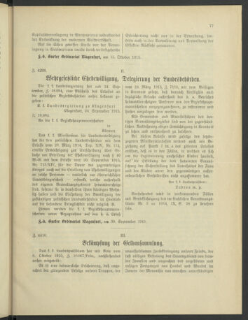 Kirchliches Verordnungsblatt für die Diözese Gurk 19151025 Seite: 5