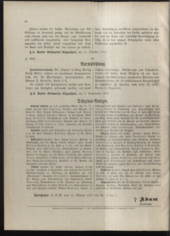 Kirchliches Verordnungsblatt für die Diözese Gurk 19151025 Seite: 8