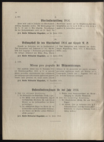 Kirchliches Verordnungsblatt für die Diözese Gurk 19160323 Seite: 2