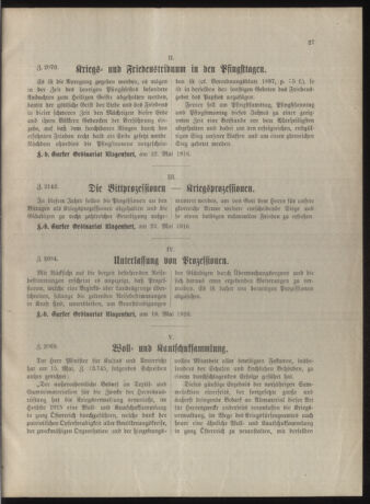 Kirchliches Verordnungsblatt für die Diözese Gurk 19160524 Seite: 3