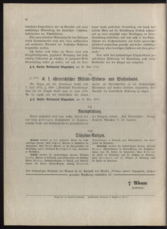 Kirchliches Verordnungsblatt für die Diözese Gurk 19160524 Seite: 4