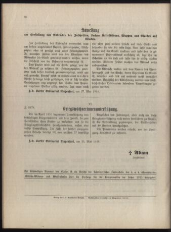 Kirchliches Verordnungsblatt für die Diözese Gurk 19160605 Seite: 8