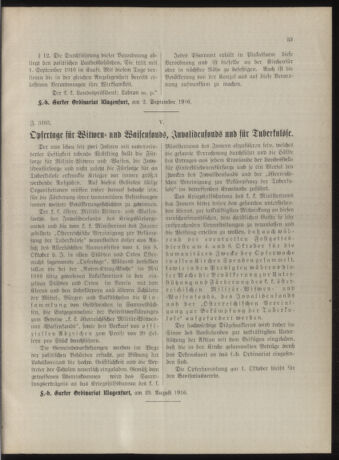 Kirchliches Verordnungsblatt für die Diözese Gurk 19160915 Seite: 5