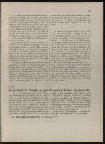 Kirchliches Verordnungsblatt für die Diözese Gurk 19161120 Seite: 9