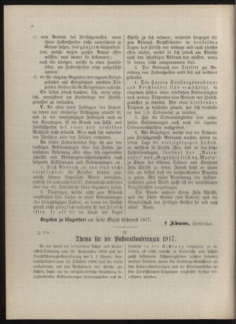 Kirchliches Verordnungsblatt für die Diözese Gurk 19170210 Seite: 6