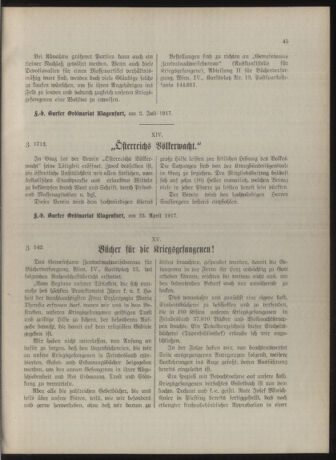 Kirchliches Verordnungsblatt für die Diözese Gurk 19170710 Seite: 11