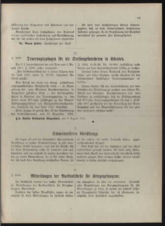 Kirchliches Verordnungsblatt für die Diözese Gurk 19170830 Seite: 3